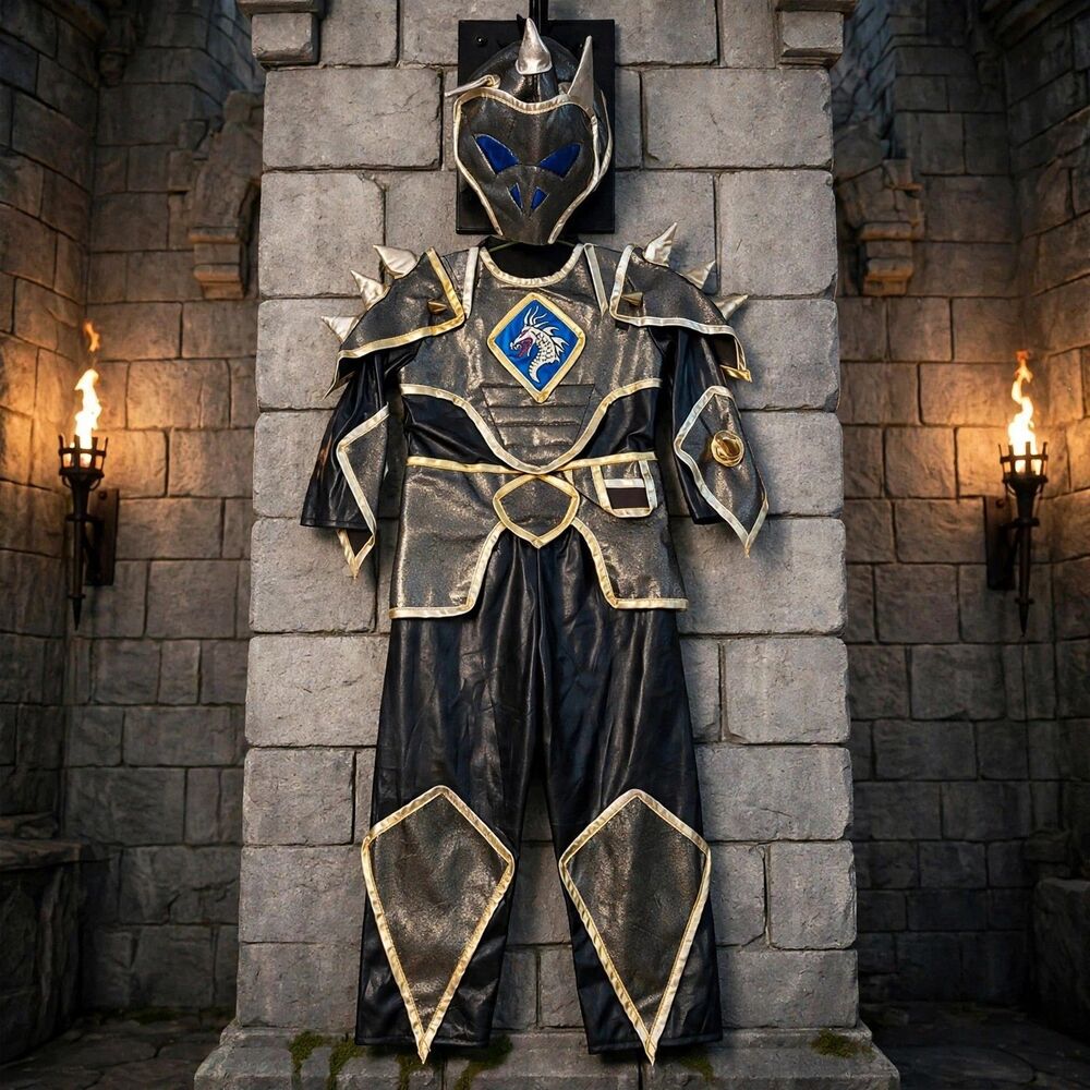 Teetot & Co Dragon Knight Warrior Halloween Costume Kids 5T 6T 5/6 C220